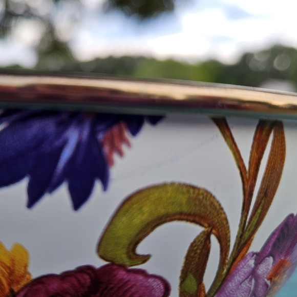 Mackenzie Childs Flower Market White Small Bowl - Picture 5 of 8